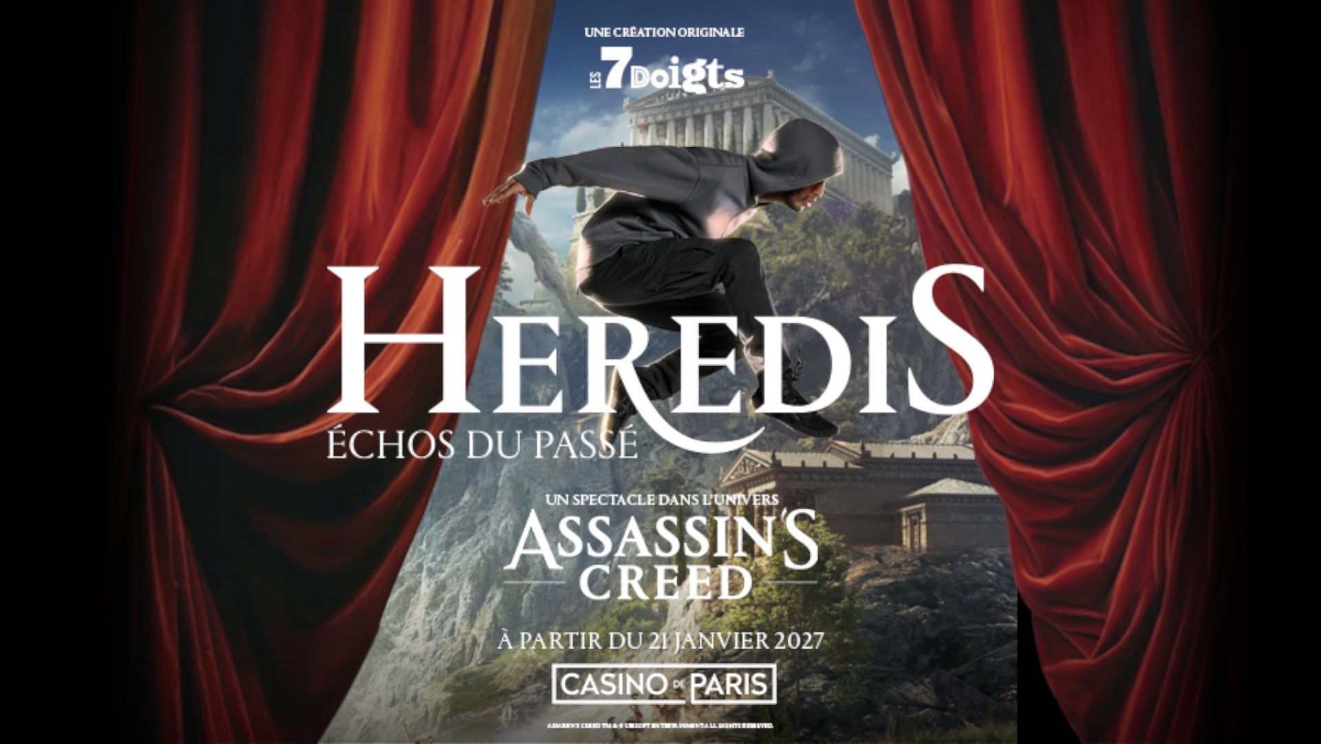 Visuel d'annonce de Heredis : Echos du passé dans l'univers d'Assassin's Creed