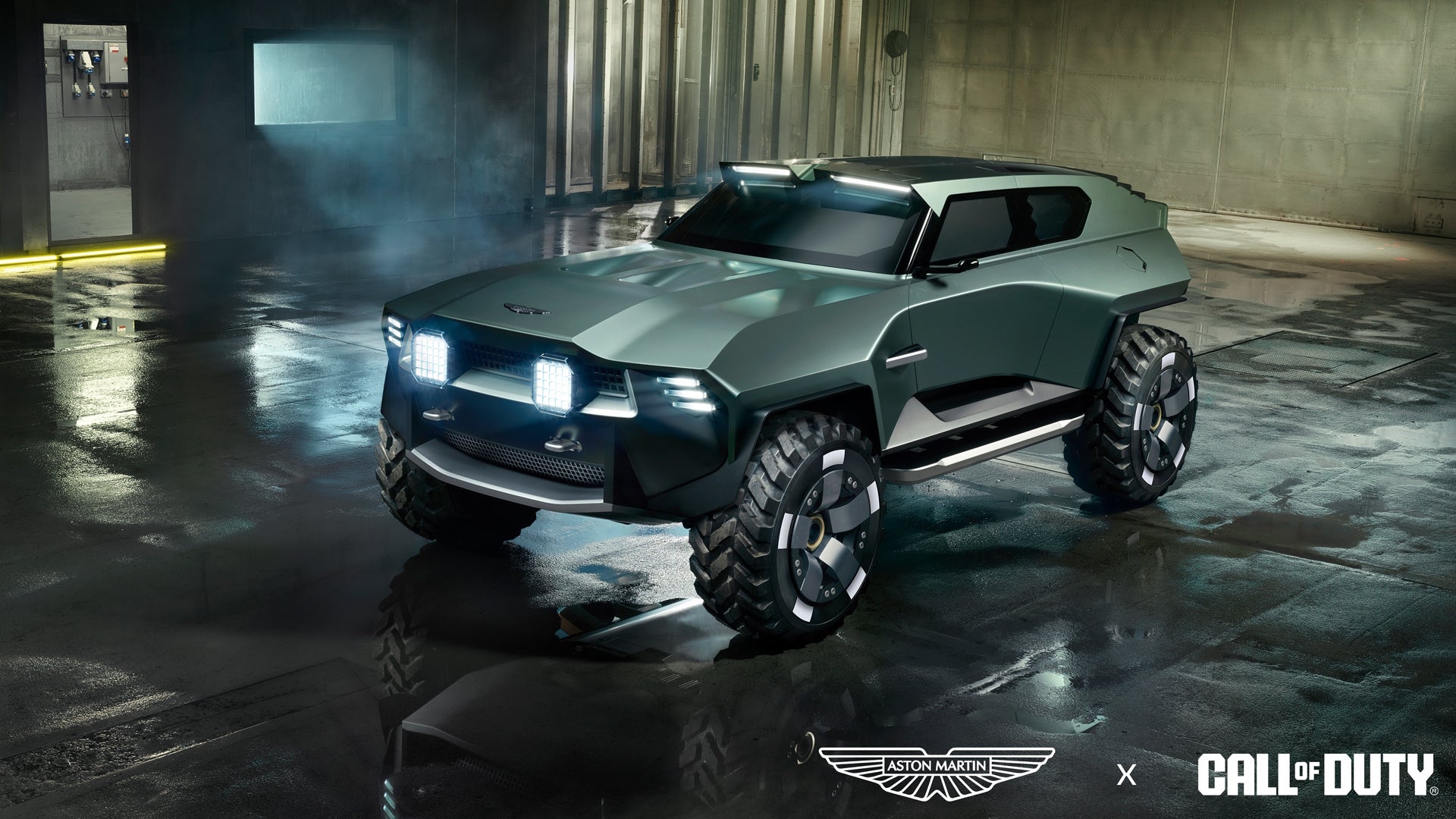 Image du SUV Dreadnought d'Aston Martin créé pour Call of Duty: Modern Warfare 4