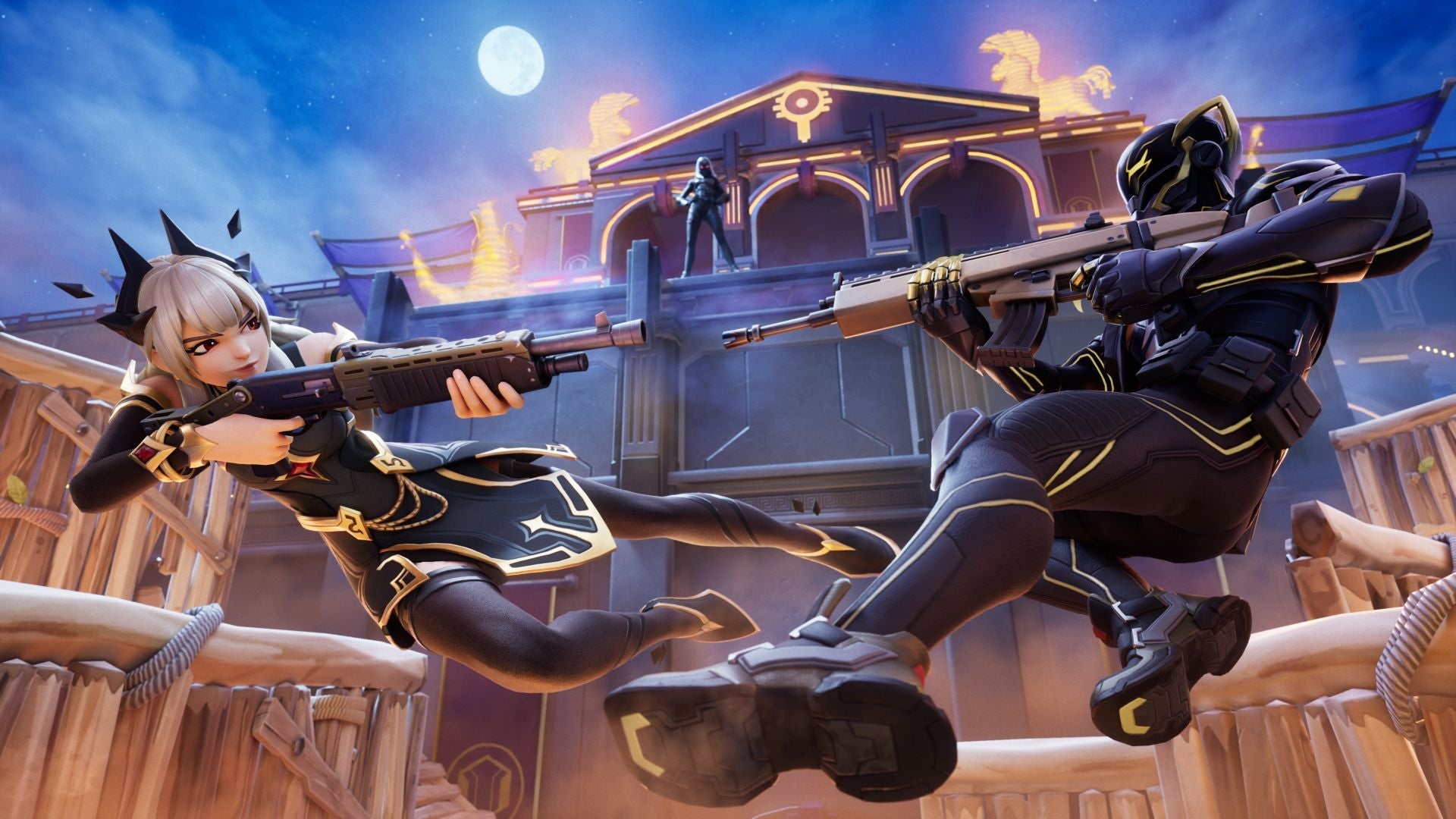 Artwork illustrant le nouveau mode classé Fortnite Arènes