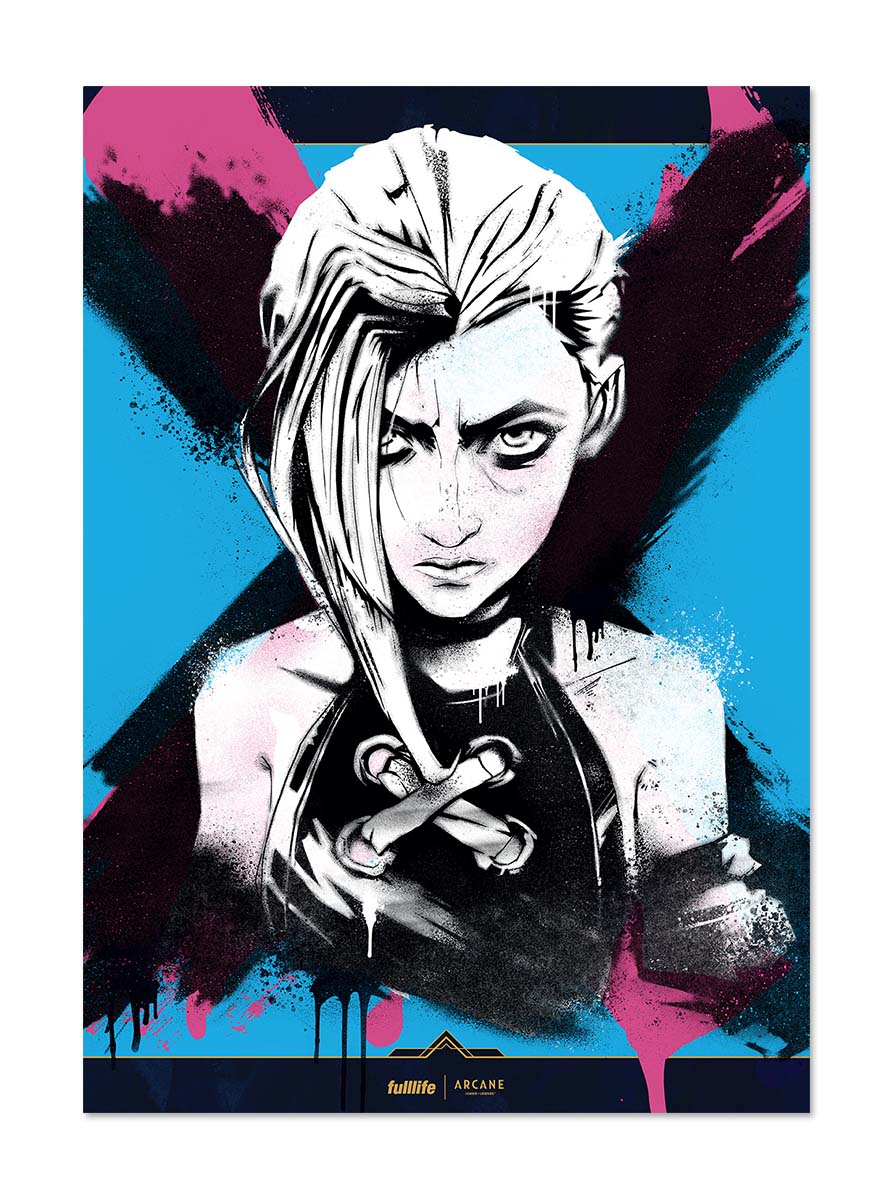 Jinx Poster l Fulllife x Arcane