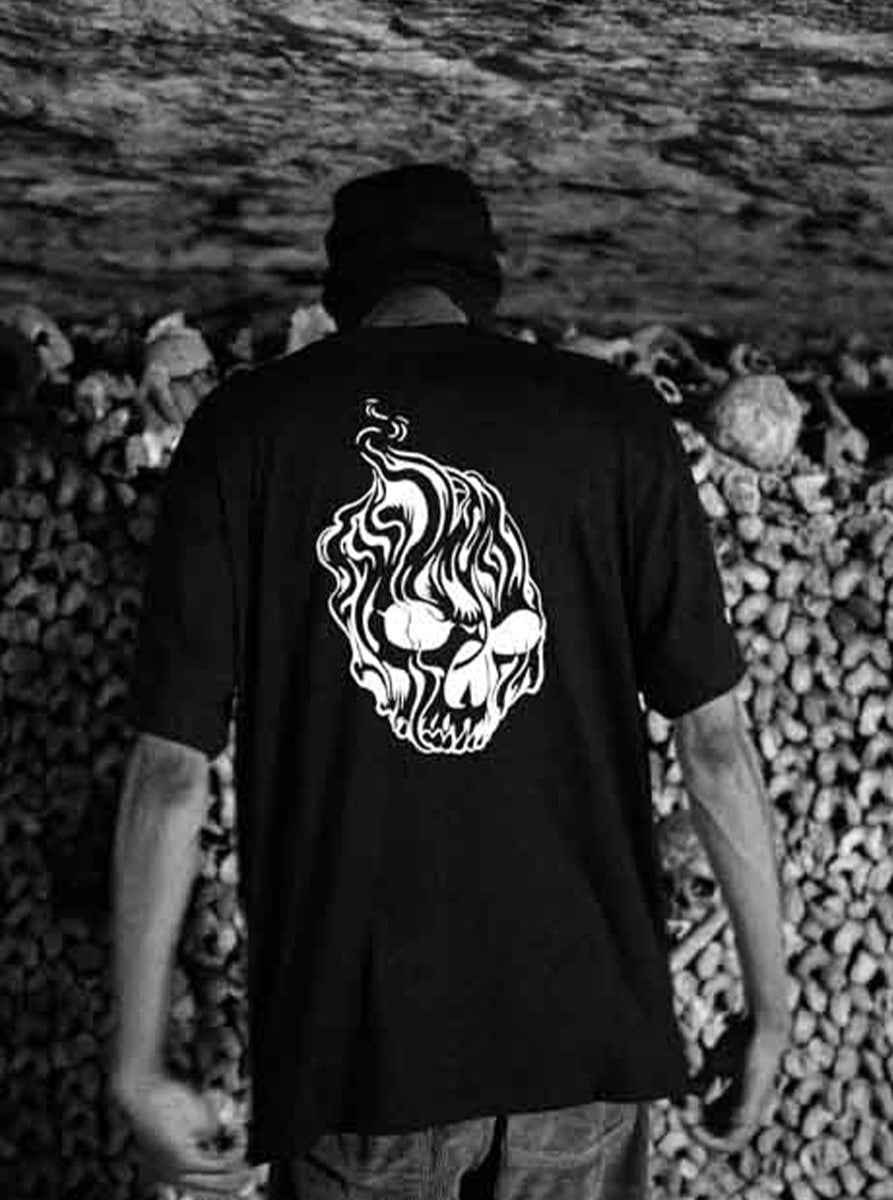 MWZ Smoking Skull T-shirt