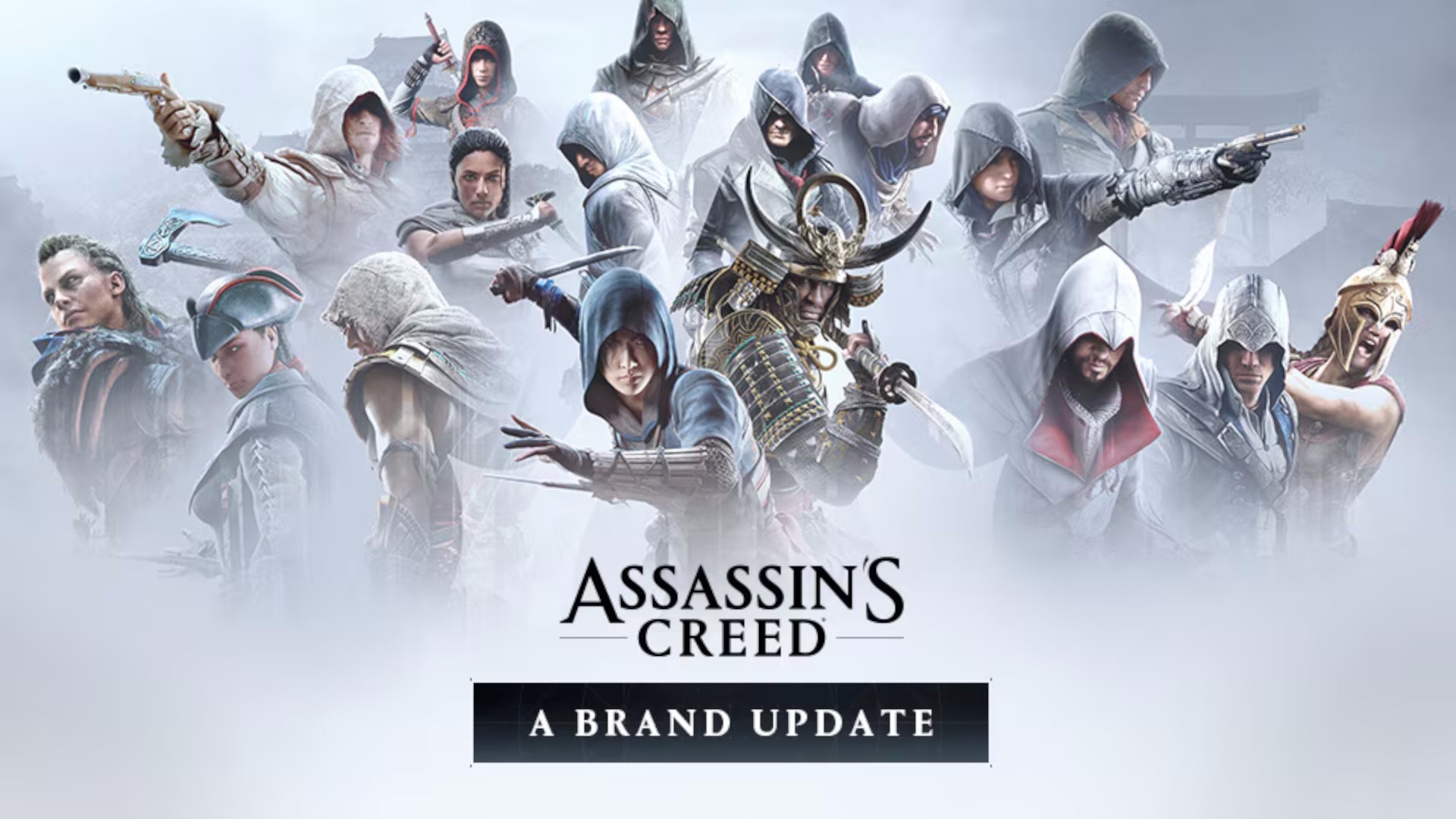 Image illustrant les héros de la licence Assassin's Creed