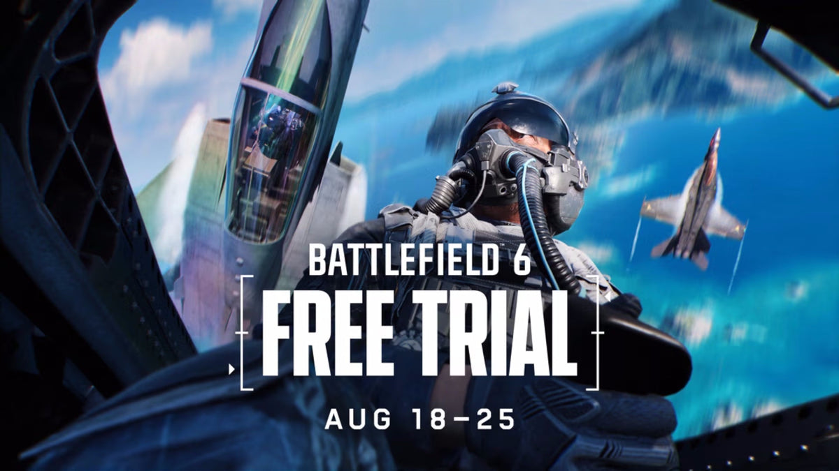 Visuel annonçant la version d'essai de Battlefield 6