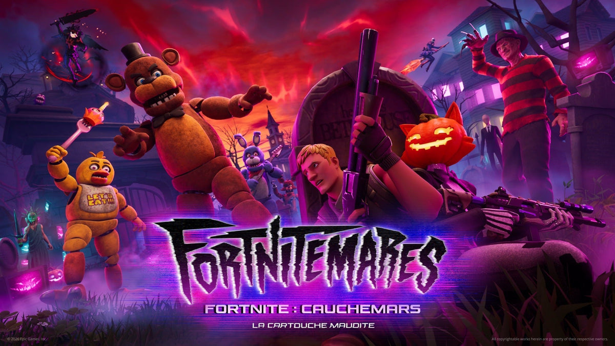 Artwork de présentation de Fortnitmares - Fortnite : Cauchemars