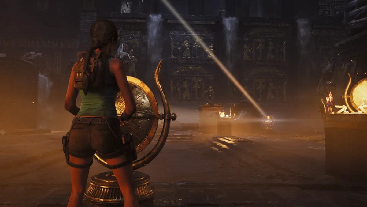 Screenshot de Tomb Raider: Legacy of Atlantis du niveau se déroulant en Égypte