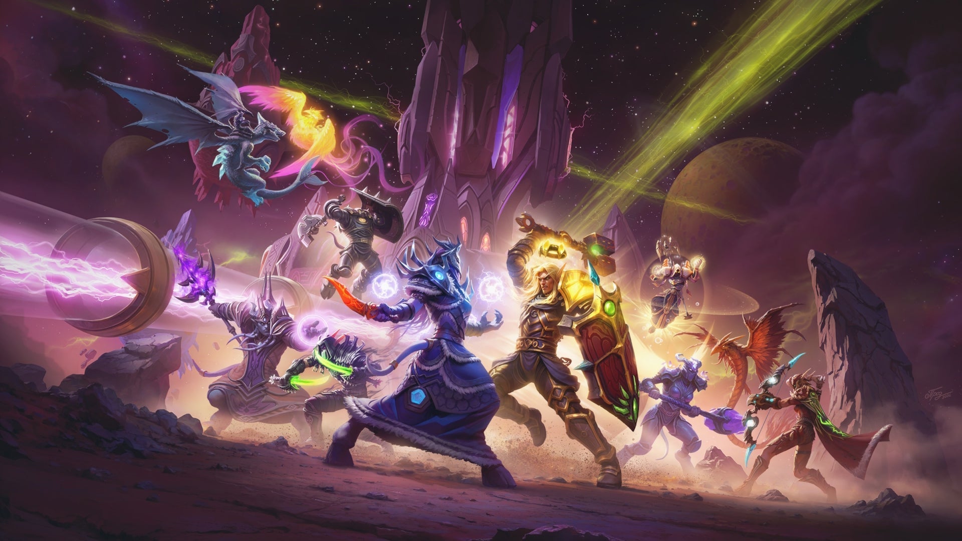Artwork World of Warcraft Burning Crusade Classic Anniversary Edition